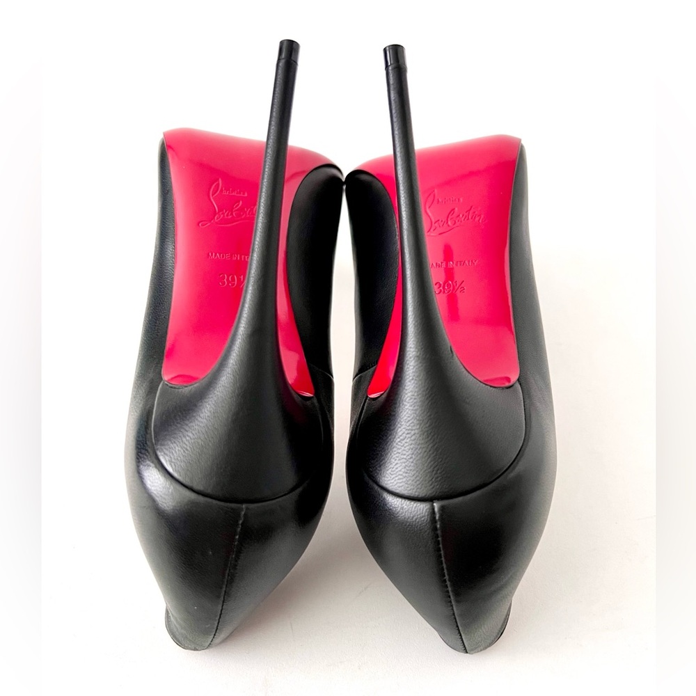 CHRISTIAN LOUBOUTIN | So Kate 120 Black Calf Leather Pumps Stilettos US 9.5 - Picture 14 of 16